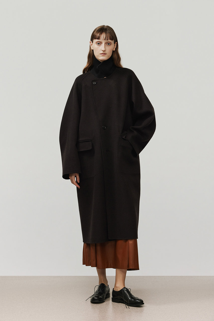 DEPAREILLE(デパリエ)｜ウールダブルフェイスチェックチェスターコート