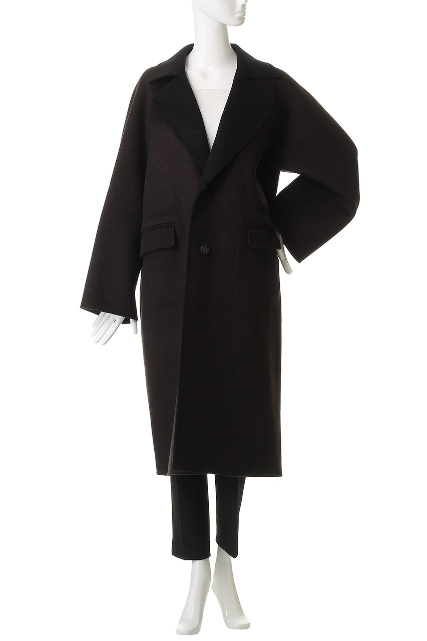 DEPAREILLE(デパリエ)｜ウールダブルフェイスチェックチェスターコート