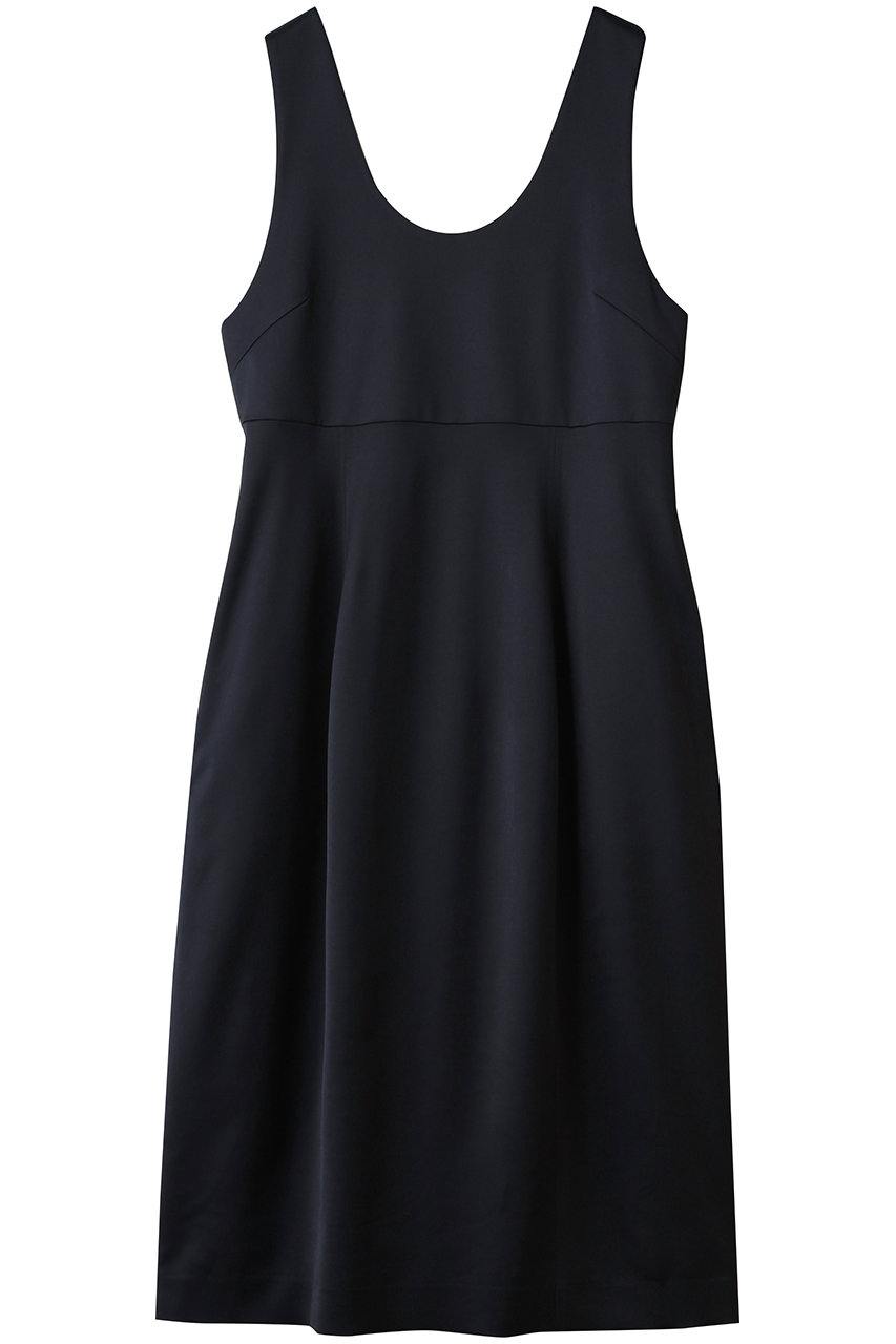 DEPAREILLE ウールヴィスコースサテンジャンパースカート (ネイビー, 38) デパリエ ELLE SHOP DEPAREILLE ウールヴィスコースサテンジャンパースカート (ネイビー, 38) デパリエ ELLE SHOP