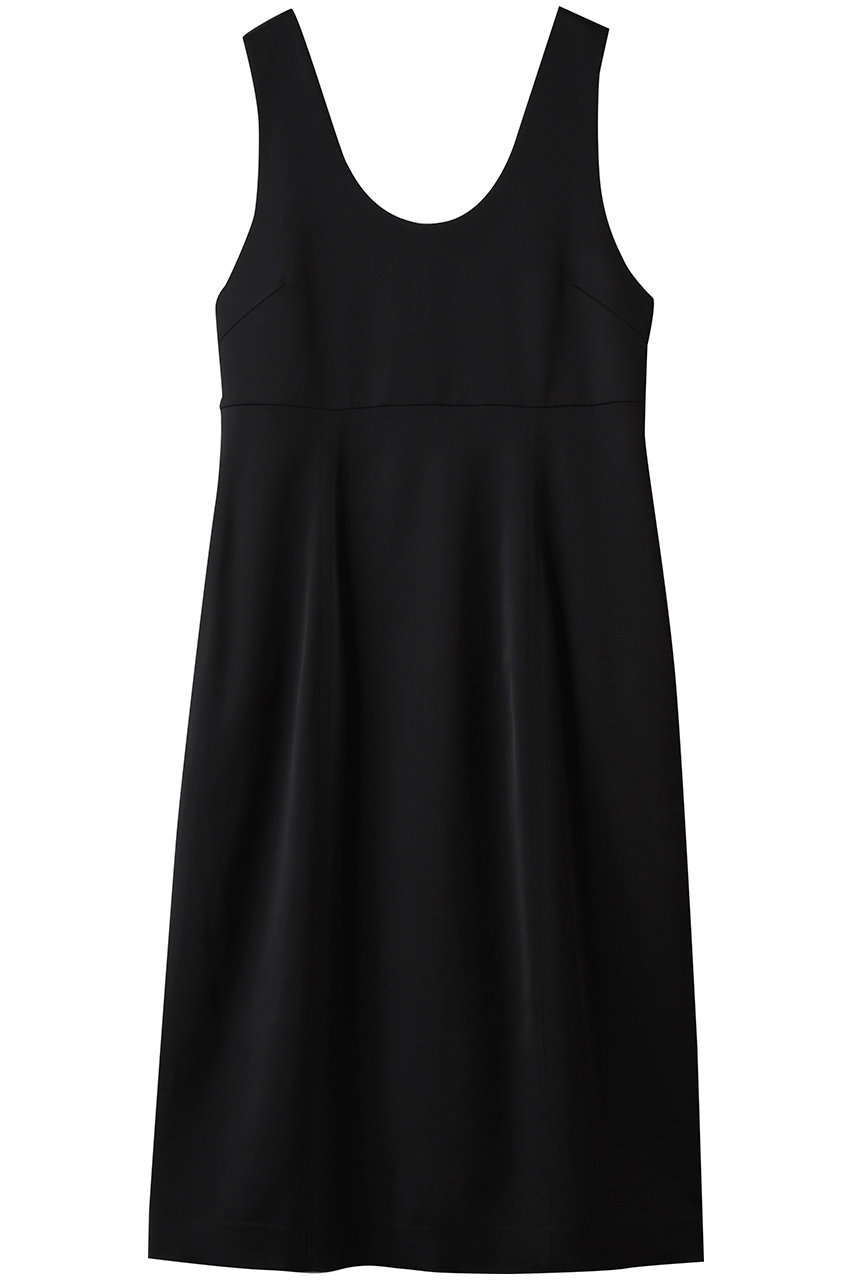 DEPAREILLE ウールヴィスコースサテンジャンパースカート (ブラック, 38) デパリエ ELLE SHOP DEPAREILLE ウールヴィスコースサテンジャンパースカート (ブラック, 38) デパリエ ELLE SHOP