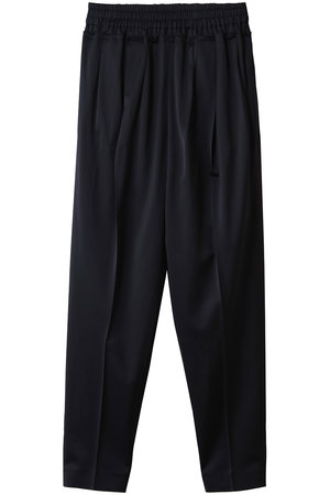 デパリエ/DEPAREILLEのウールヴィスコースサテンギャザーパンツ(110600/110601)