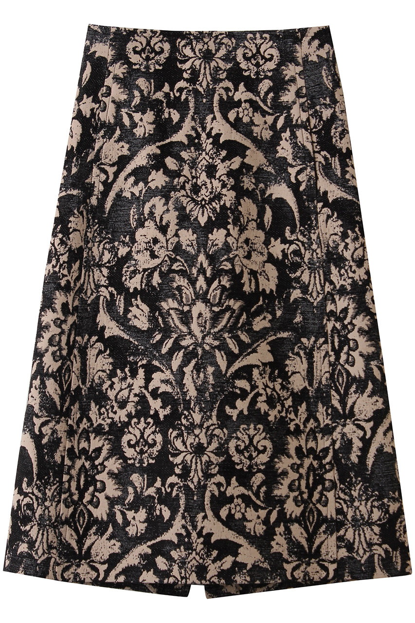 DEPAREILLE モールジャカードスカート (ベージュ, 38) デパリエ ELLE SHOP DEPAREILLE モールジャカードスカート (ベージュ, 38) デパリエ ELLE SHOP