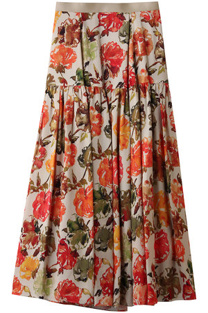 デパリエ/DEPAREILLEのジャカードフラワースカート(110700/110703)