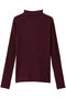ハイゲージリブタートルネック デパリエ/DEPAREILLE ボルドー