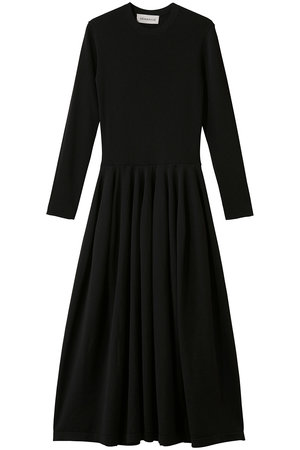 デパリエ/DEPAREILLEのポリジャージーギャザードレス(110500/110503)