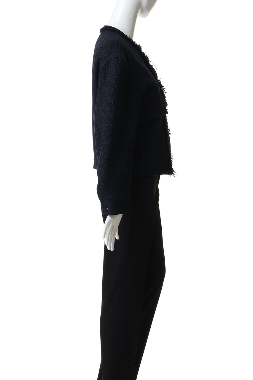 DEPAREILLE(デパリエ)｜コットンツイードジャケット/ネイビー の通販