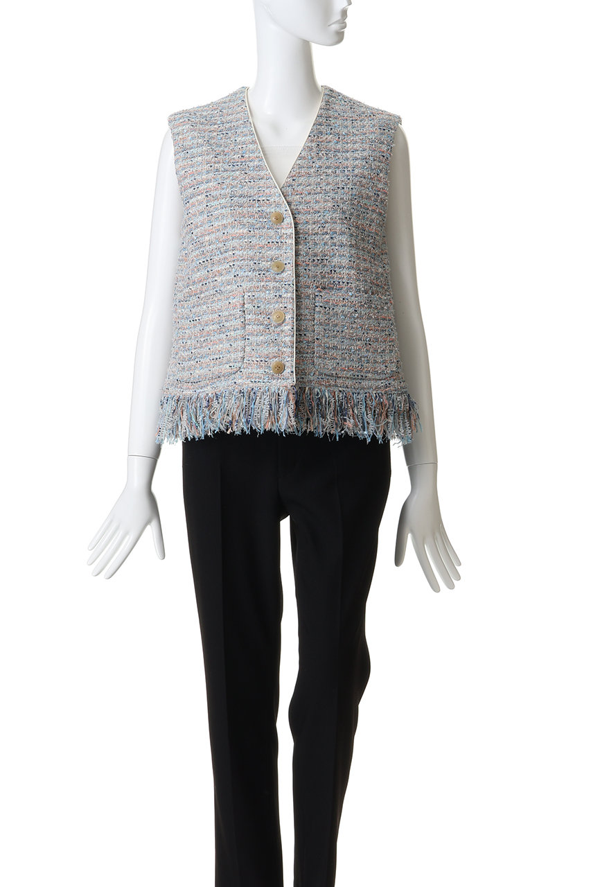 You◆DEPAREILLE デパリエ　ファンシーツイードジレ FANCY TWEED GILET / ファンシーツィードジレ｜DÉPAREILLÉ｜デパリエ