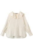 シルキーラッフルブラウス