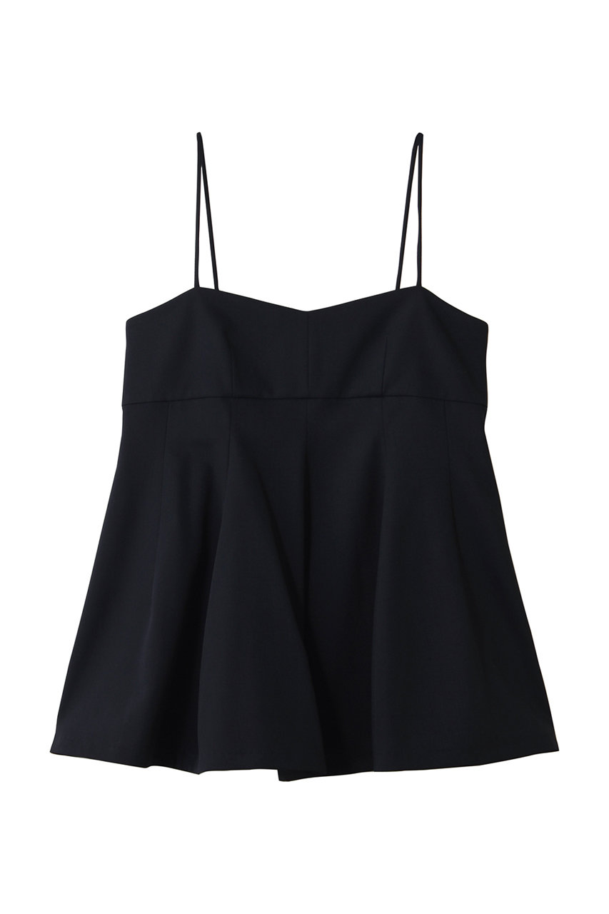 デパリエ/DEPAREILLEのウールナイロンギャバジンビスチェ(ネイビー/B1161AFB304)