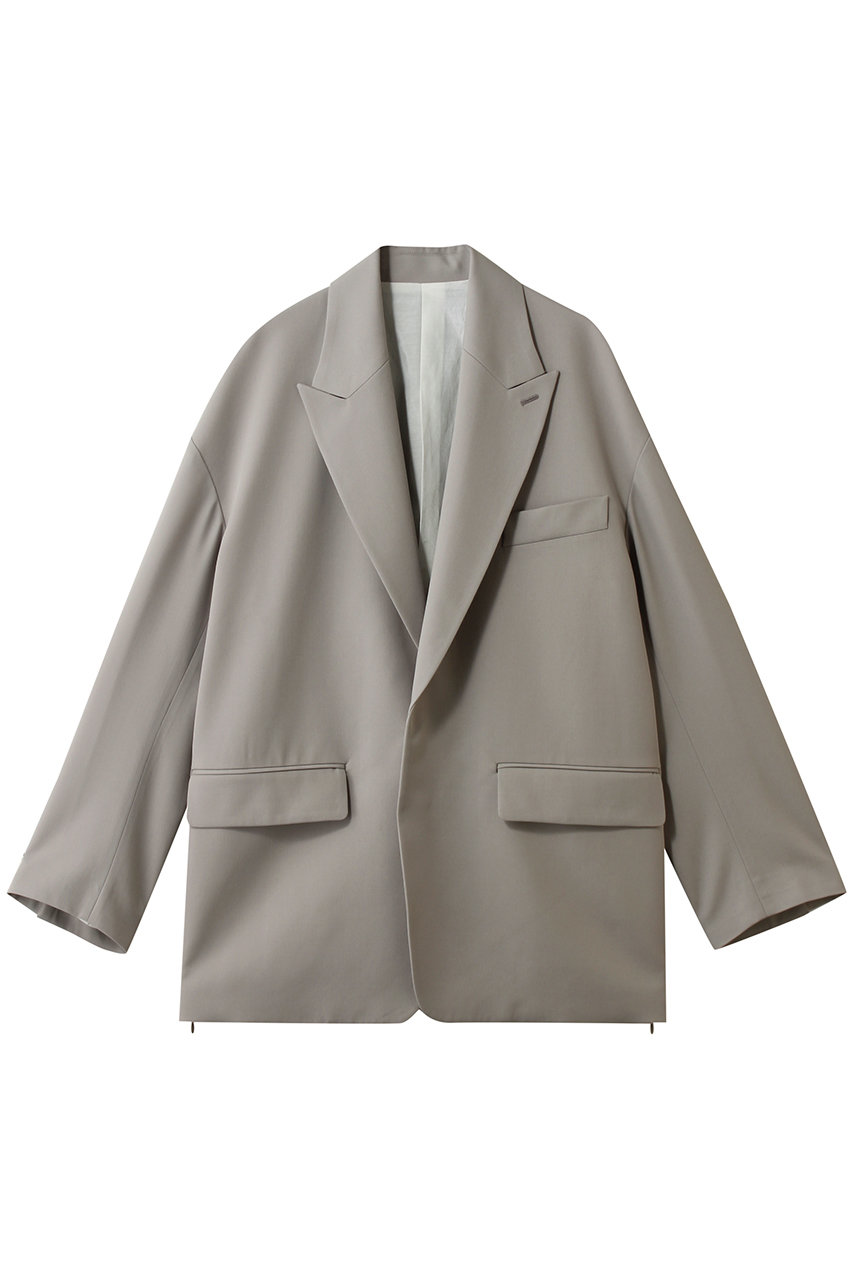 デパリエ/DEPAREILLEのウールナイロンギャバジンジャケット(グレージュ/B1161AFJ303)