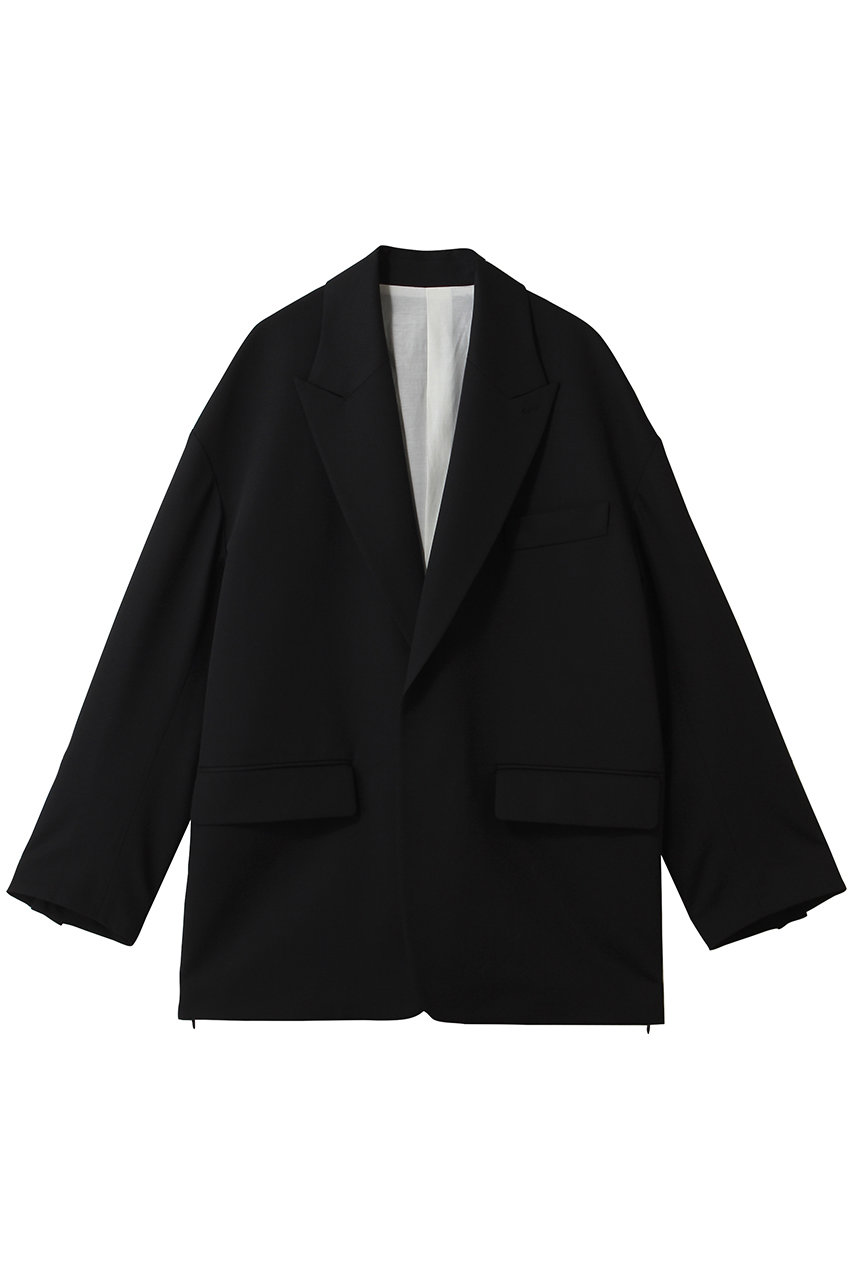 デパリエ/DEPAREILLEのウールナイロンギャバジンジャケット(ブラック/B1161AFJ303)