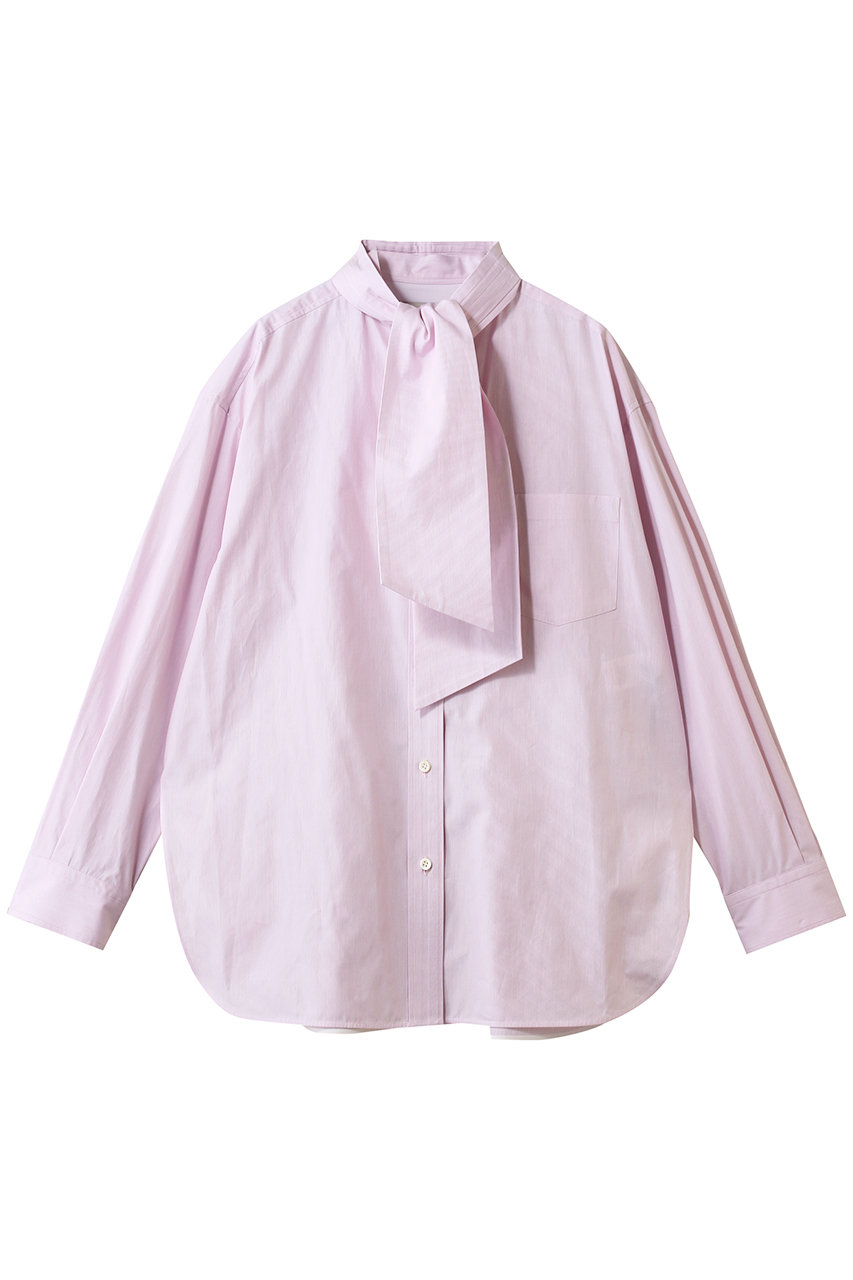 デパリエ/DEPAREILLEのピンストライプボウシャツ(ピンク/B1161AFT308)