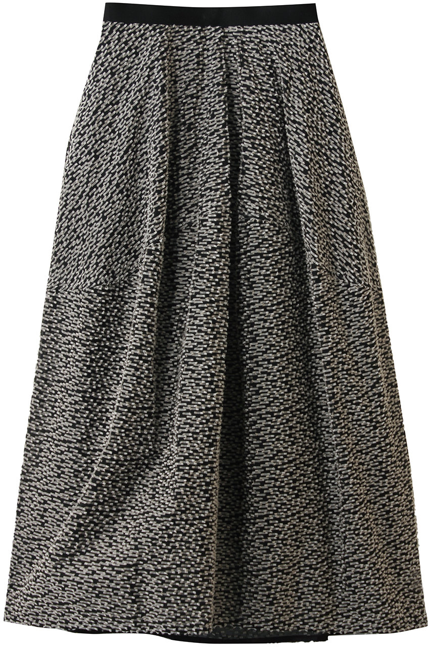 デパリエ/DEPAREILLEのテープカットジャカードスカート(ブラック/B1161AFS310)