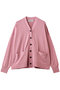 コットンシルクカーディガン デパリエ/DEPAREILLE ピンク