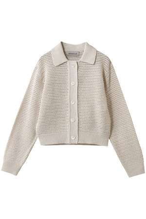 デパリエ/DEPAREILLEのミックスポロカーディガン(110300/110303)