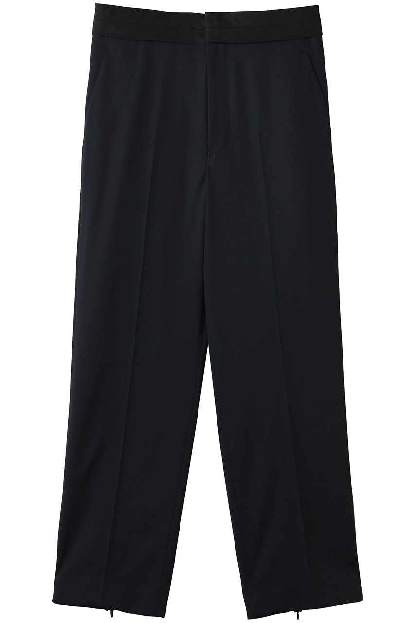 デパリエ/DEPAREILLEのウールナイロンギャバジンパンツ(ネイビー/B1161AFP305)