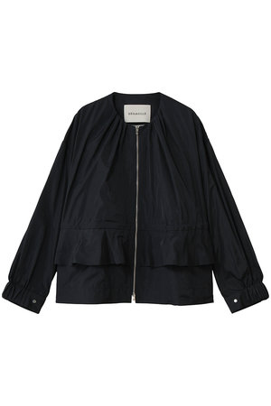 デパリエ/DEPAREILLEのタフタギャザーノーカラージャケット(110800/110801)