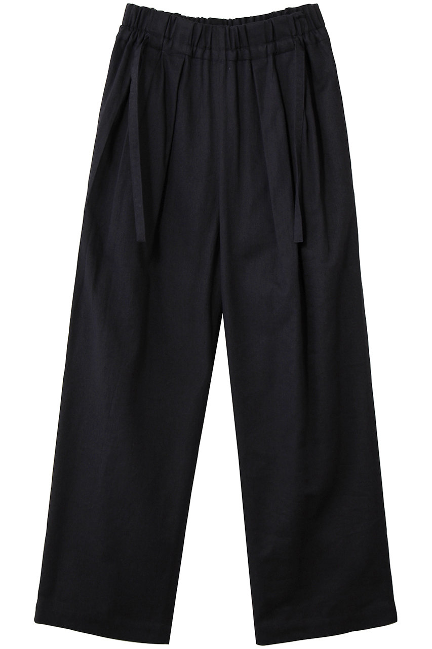 デパリエ/DEPAREILLEのヴィスコースリネンパンツ(ネイビー/B1162AFP216)