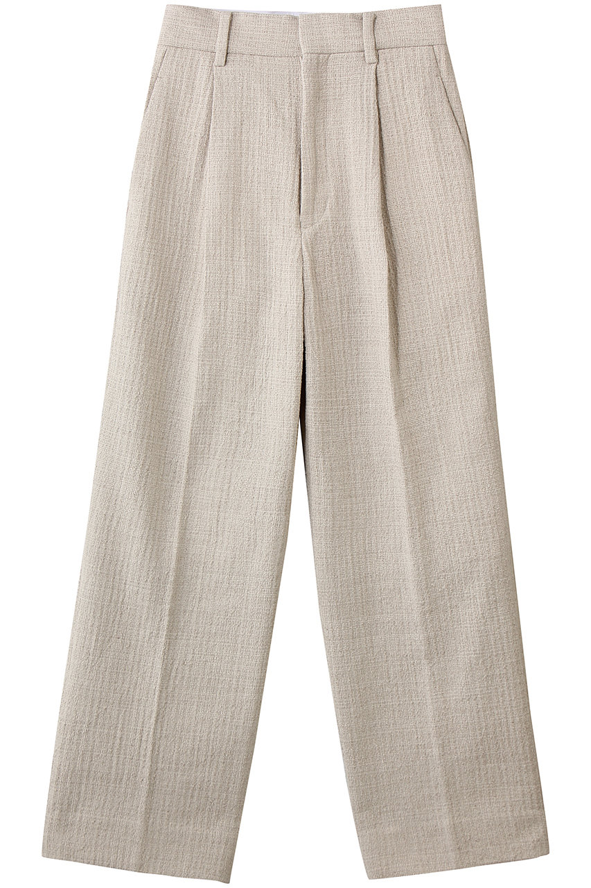 デパリエ/DEPAREILLEのスラブツイードパンツ(ベージュ/B1162AFP349)