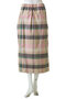 マドラスチェックスカート デパリエ/DEPAREILLE