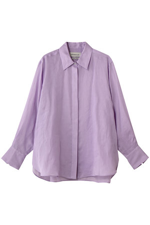 デパリエ/DEPAREILLEのラミーツイルレギュラーカラーシャツ(110400/110403)