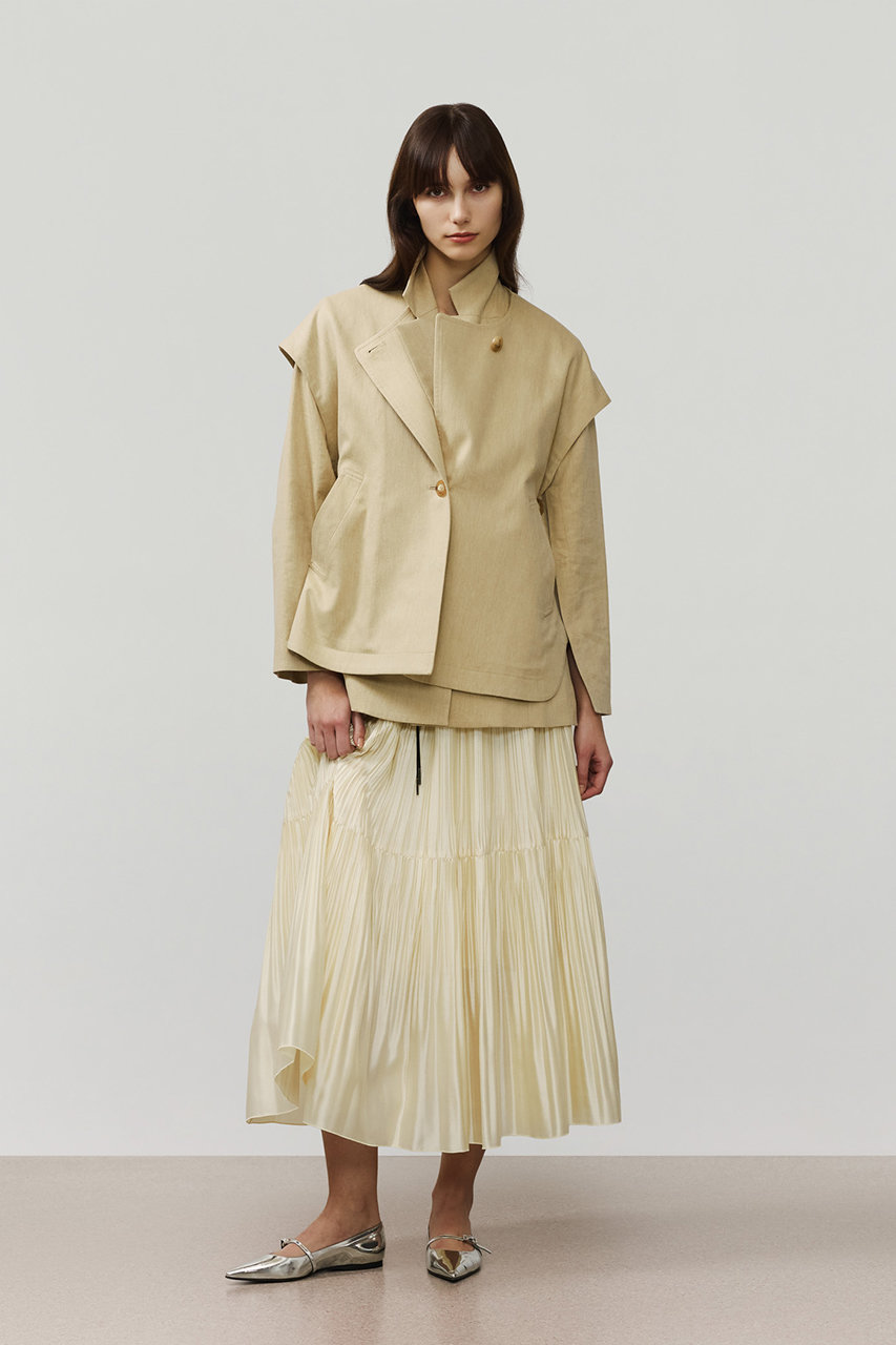 DEPARAILLE デパリエ ベージュケープブルゾン Advance Reservation 2023A/W vol.2｜DÉPAREILLÉ｜デパリエ