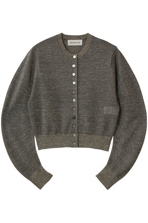 デパリエ/DEPAREILLEのヴィスコースラメカーディガン(110300/110303)