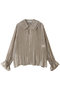 テンセルオーガンジープリーツブラウス デパリエ/DEPAREILLE ベージュ