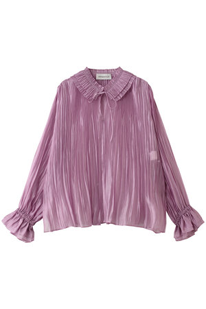 デパリエ/DEPAREILLEのテンセルオーガンジープリーツブラウス(110400/110403)