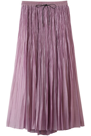 デパリエ/DEPAREILLEのテンセルオーガンジープリーツスカート(110700/110703)