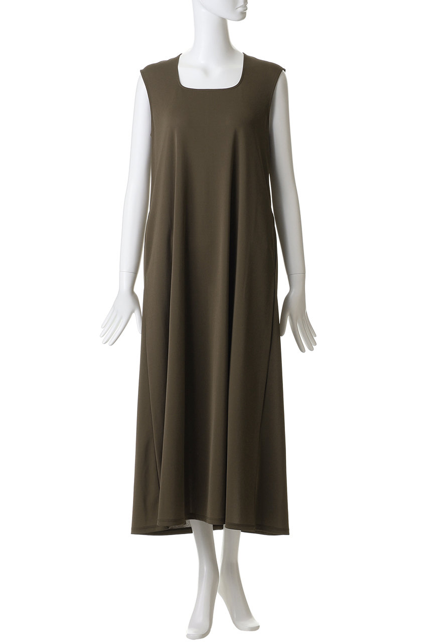 【美品】DEPAREILLE デパリエ 25ss トリアセテートジャージードレス DEPAREILLE(デパリエ)｜トリアセテートジャージードレス/グレージュ の