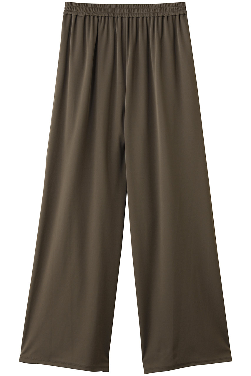 デパリエ/DEPAREILLEのトリアセテートジャージーワイドパンツ(グレージュ/B1162AUP421)