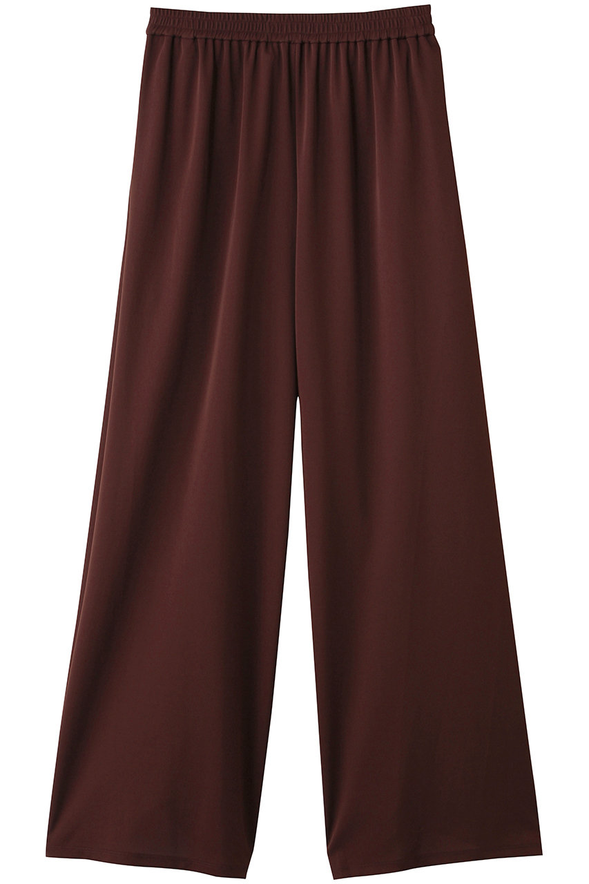 デパリエ/DEPAREILLEのトリアセテートジャージーワイドパンツ(ボルドー/B1162AUP421)