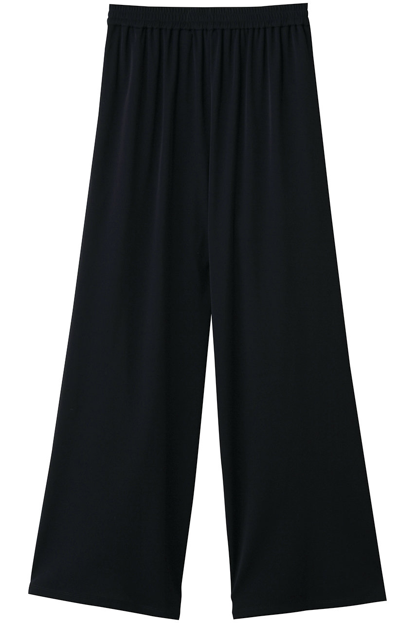 デパリエ/DEPAREILLEのトリアセテートジャージーワイドパンツ(ネイビー/B1162AUP421)