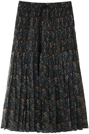 デパリエ/DEPAREILLEのフラワーオーガンジースカート(110700/110703)