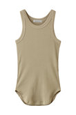オーガニックコットンリブタンクトップ