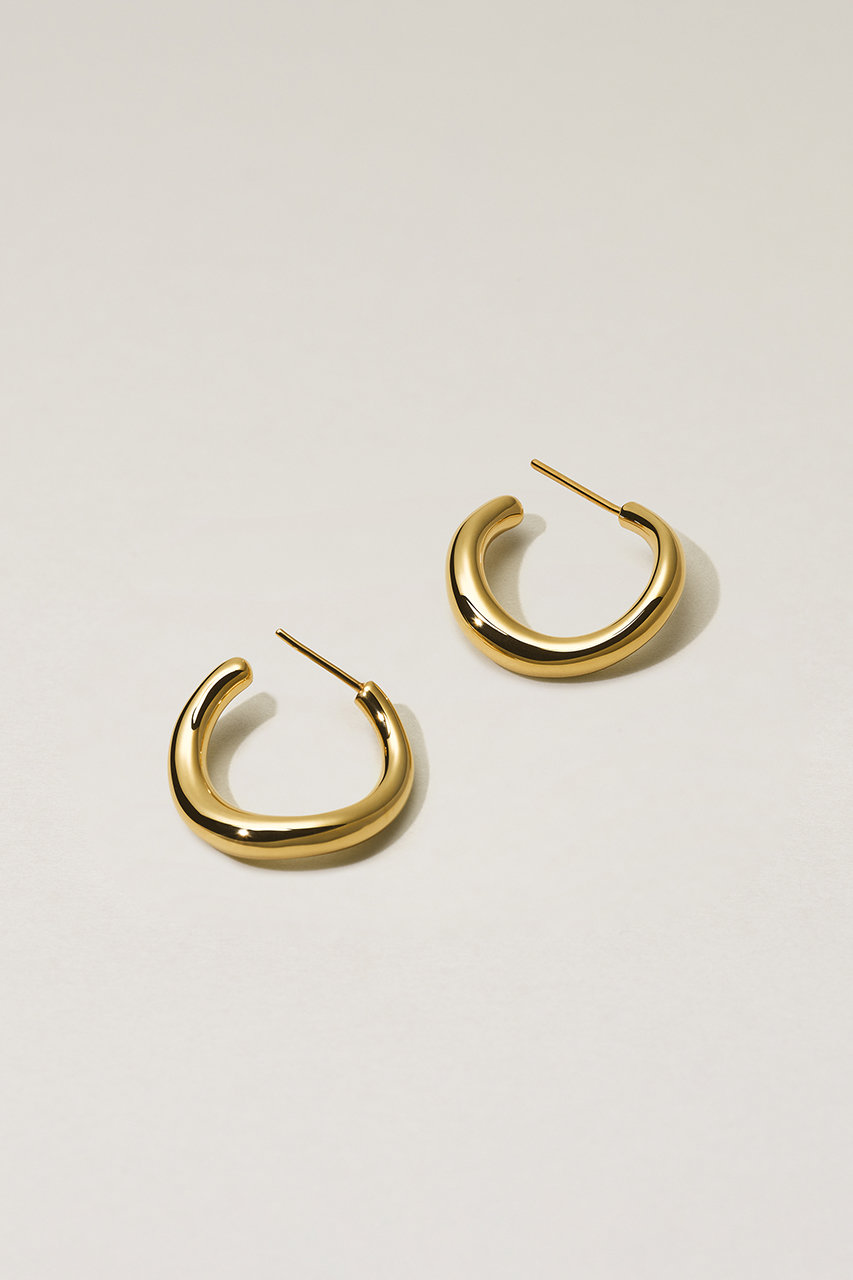 SARARTH ELLIPSE SWAY ピアス I(K24P) (ゴールド, F) サラース ELLE SHOP SARARTH ELLIPSE SWAY ピアス I(K24P) (ゴールド, F) サラース ELLE SHOP