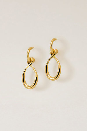 サラース/SARARTHのINFINITE DROP ピアス(K24P)(150100/150101)