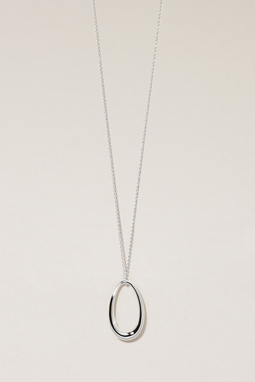 サラース/SARARTHのELLIPSE O LONG ペンダント(シルバー/SP-J214003)