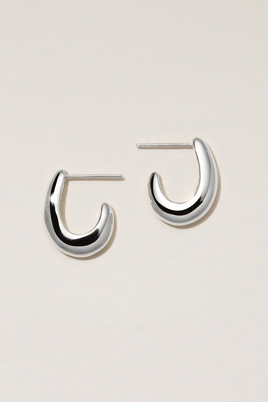 サラース/SARARTHのELLIPSE O ピアス I(シルバー/SPS-J212008)