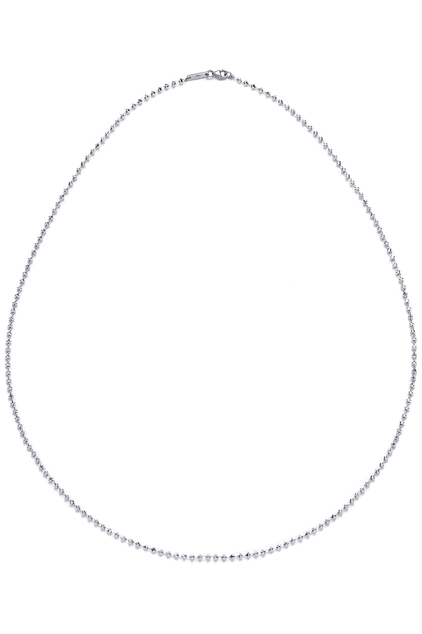 オー/oeauの【受注生産】diamond cut chain ネックレス(short)(ホワイトゴールド/oeau-03-024)