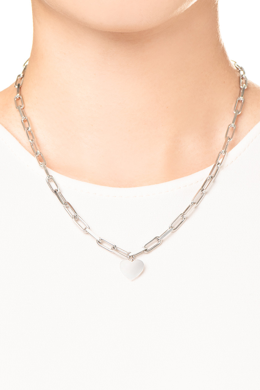 oeau(オー)｜love charm chain ネックレス/シルバー の通販｜ELLESHOP