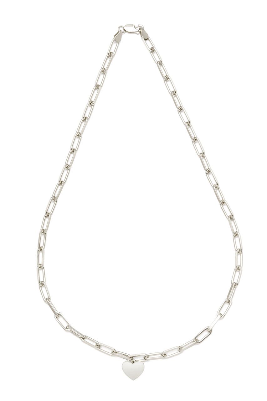 oeau(オー)｜love charm chain ネックレス/シルバー の通販｜ELLESHOP