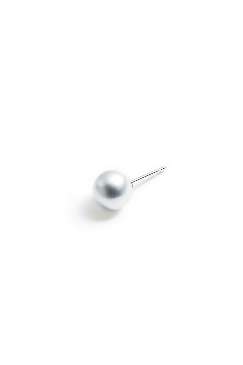 オー/oeauのspinsterピアス/small pearl（片耳用）(グレー/oeau-02-007)