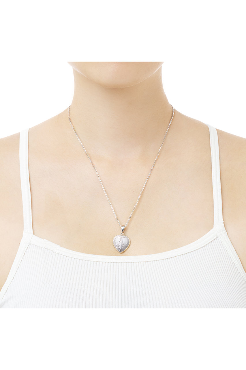 oeau ネックレス　ハート oeau(オー)｜mary heart ネックレス/thin/シルバー の通販