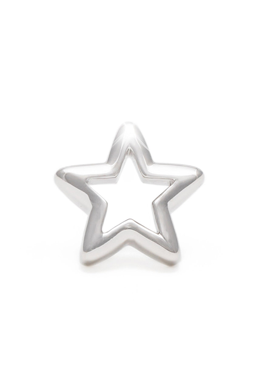 oeau small star stud イヤリング(片耳用) (シルバー, F) オー ELLE SHOP oeau small star stud イヤリング(片耳用) (シルバー, F) オー ELLE SHOP