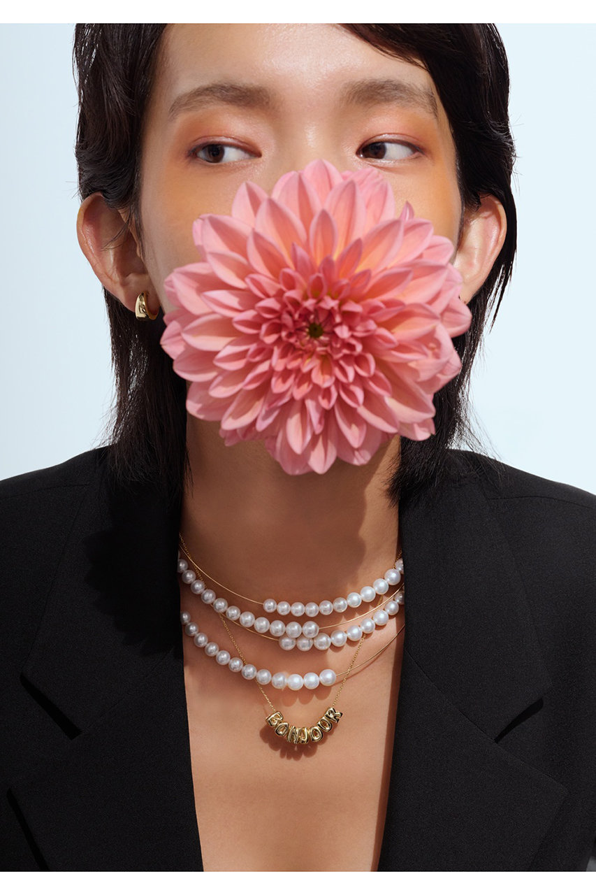oeau(オー)｜pearl station ネックレス/ゴールド の通販｜ELLESHOP 
