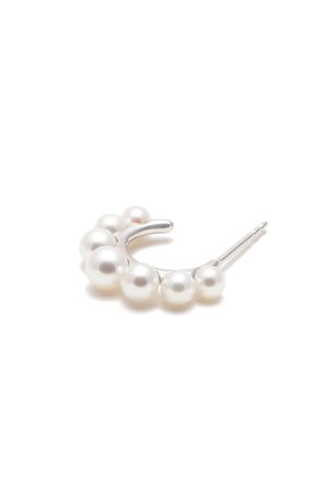 オー/oeauのgreedy small ピアス / pearl(片耳用)(150100/150101)