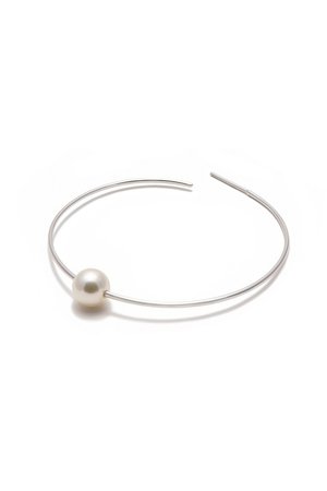 オー/oeauのkarma large ピアス / pearl(片耳用)(150100/150101)