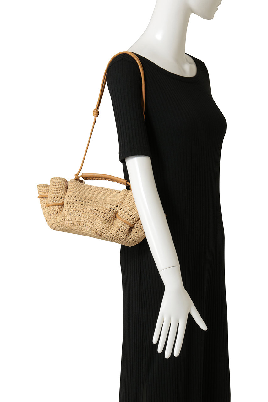 HEREU(ヘリュー)｜Arta Mini Crochet Raffia 2wayカゴバッグ